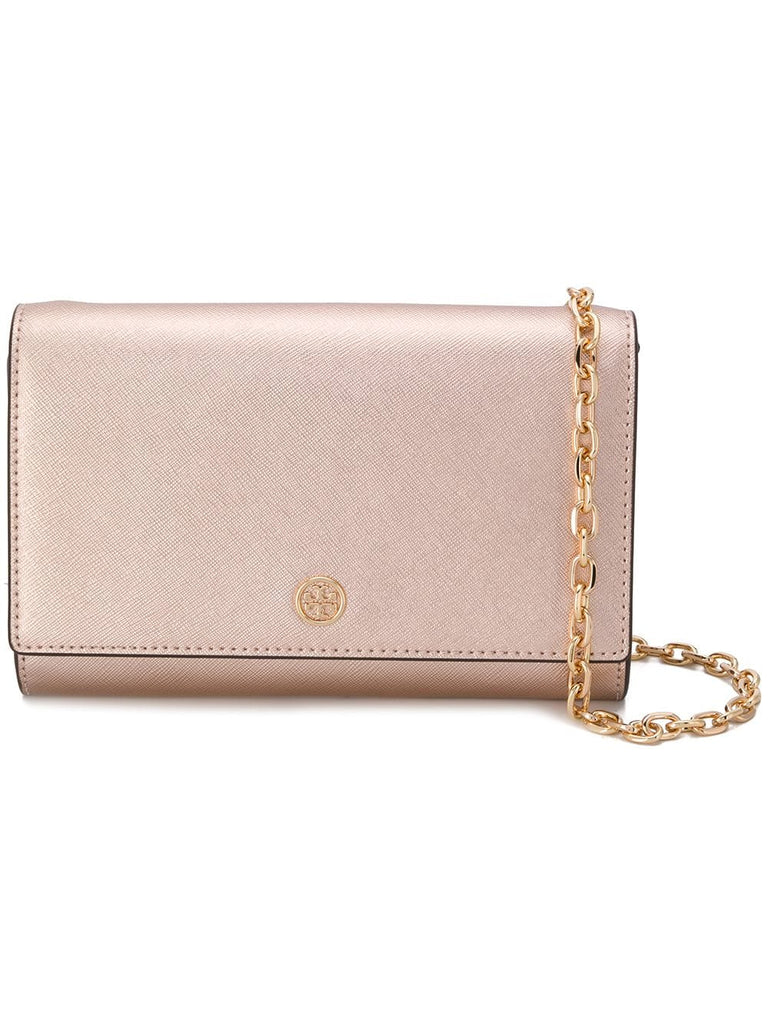 Robinson metallic chain wallet