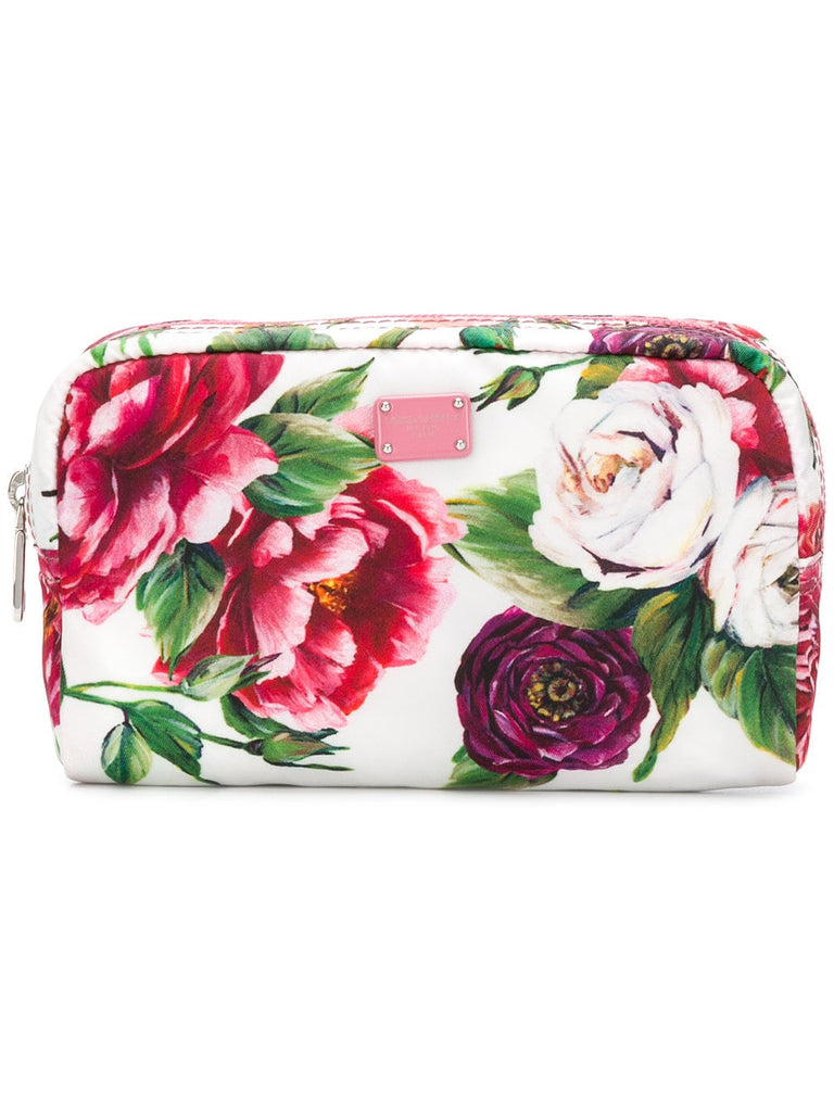 rose print wash bag