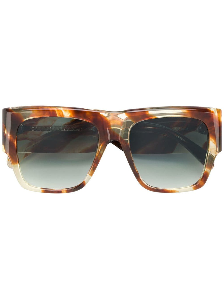 Rectangular acetate sunglasses