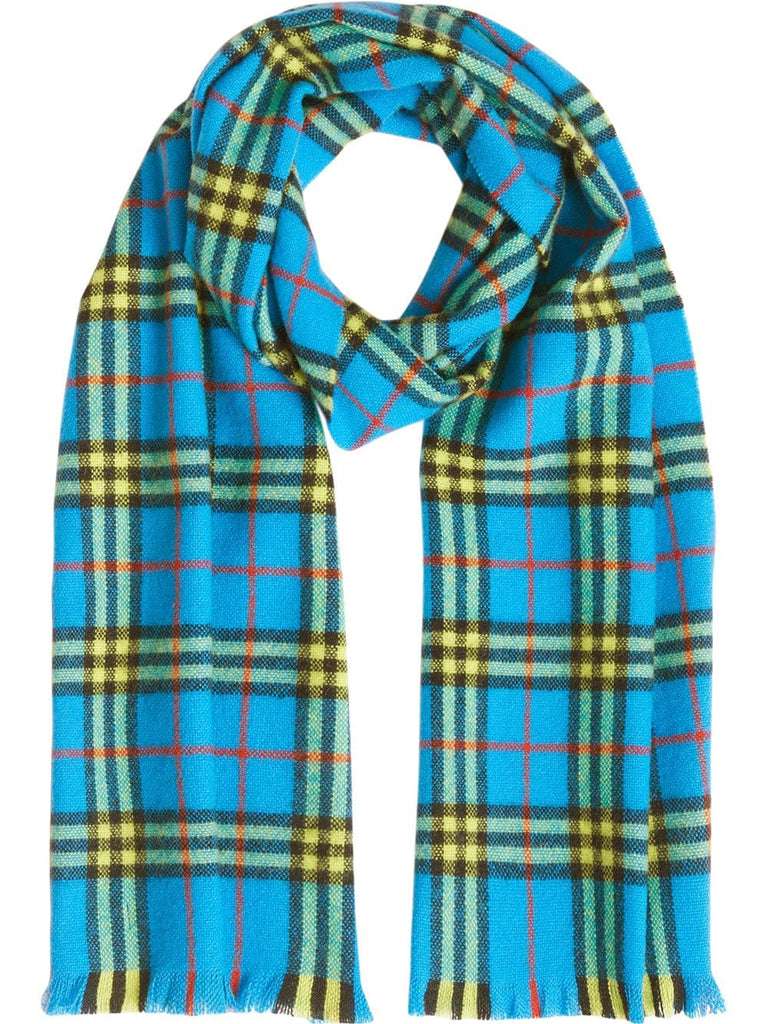 Check Cashmere Scarf