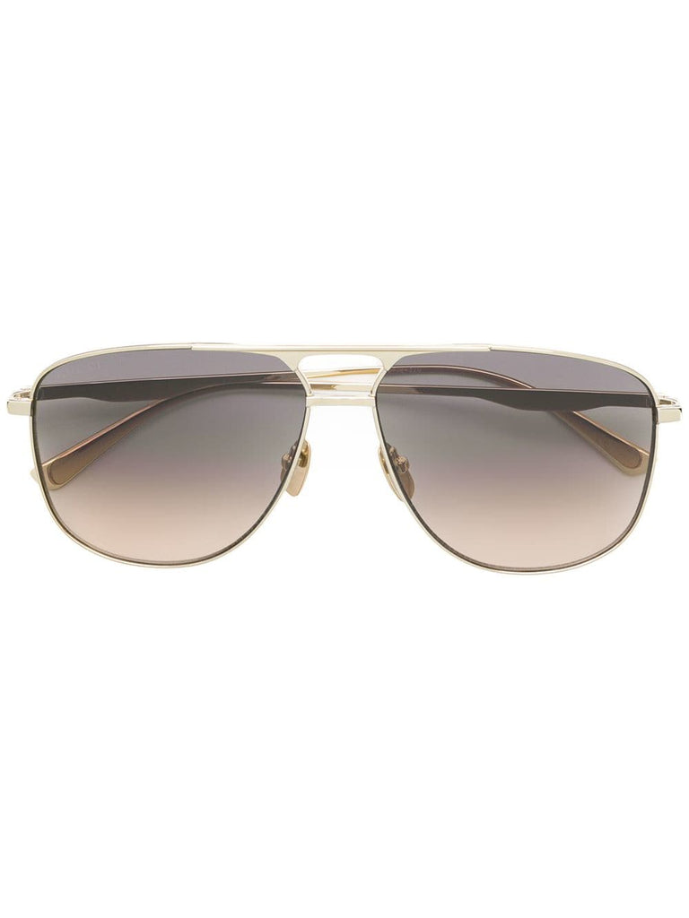 gradient aviator sunglasses