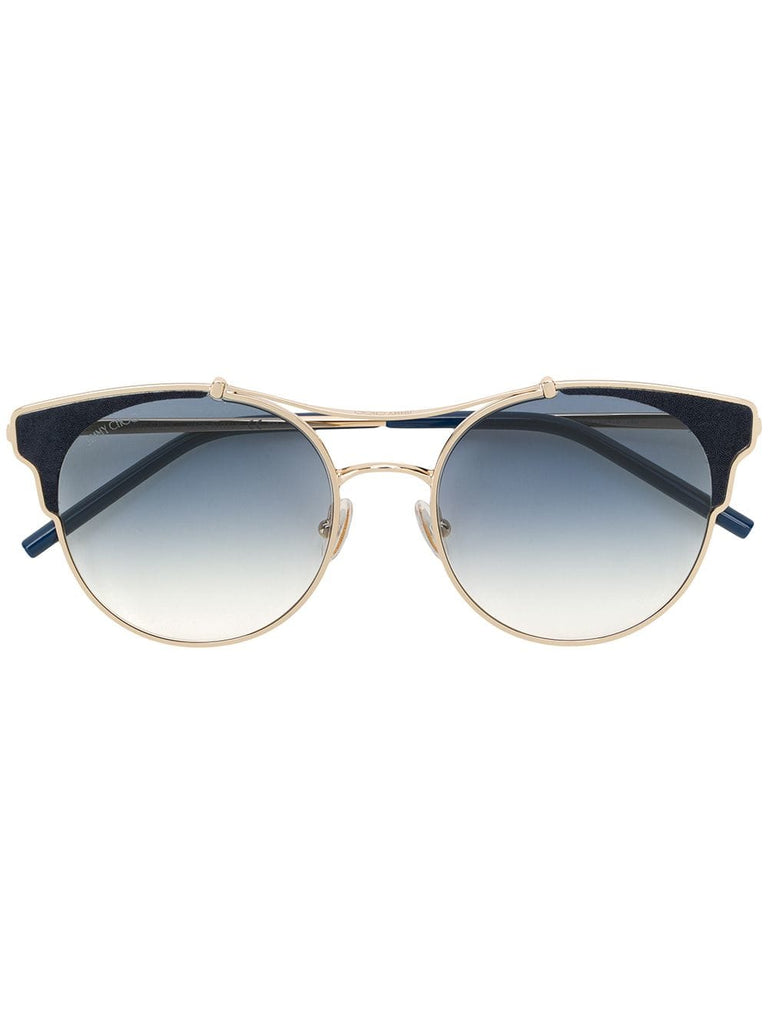 round cat eye sunglasses