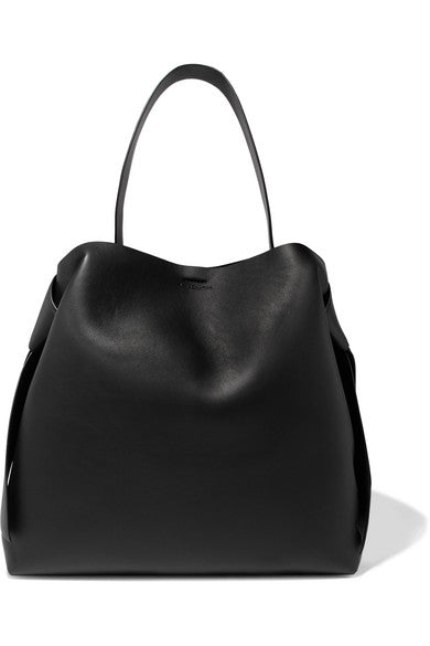 Musubi Maxi knotted leather shoulder bag