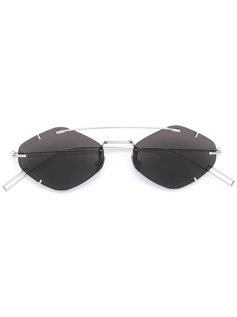 geometric shaped sunglasses