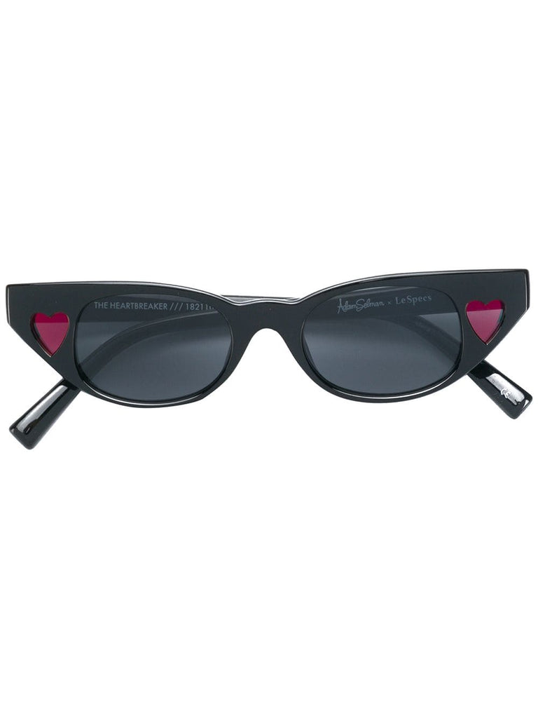 Le Specs x Adam Selman Heart cat eye shaped sunglasses