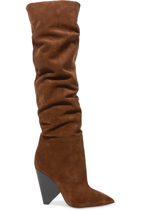 Niki suede over-the-knee boots