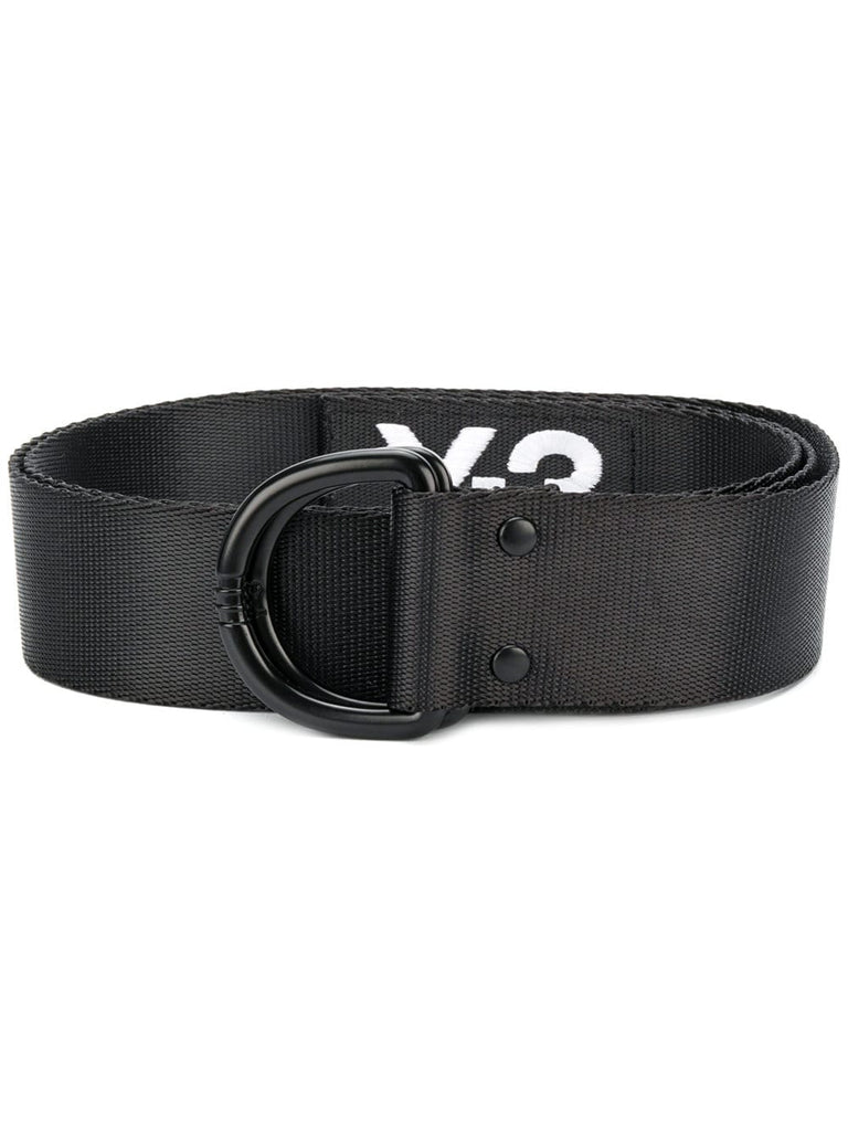 logo D-ring buckle belt