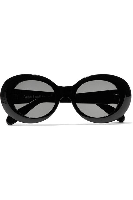 Mustang round-frame acetate sunglasses