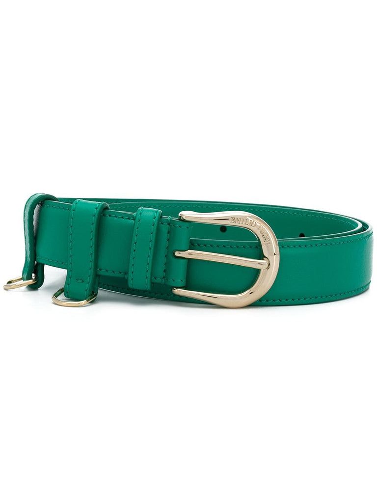 gold-tone buckle belt