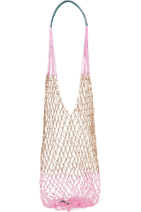 Macramé shoulder bag