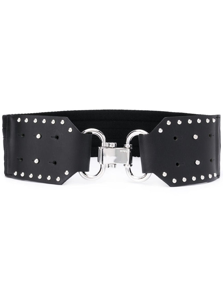 stud-detail waist belt