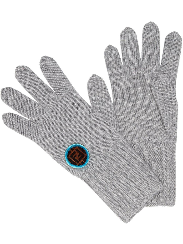 logo patch gloves