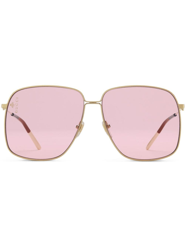 oversized square-frame sunglasses