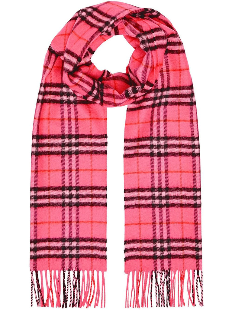 Classic Vintage Check cashmere scarf