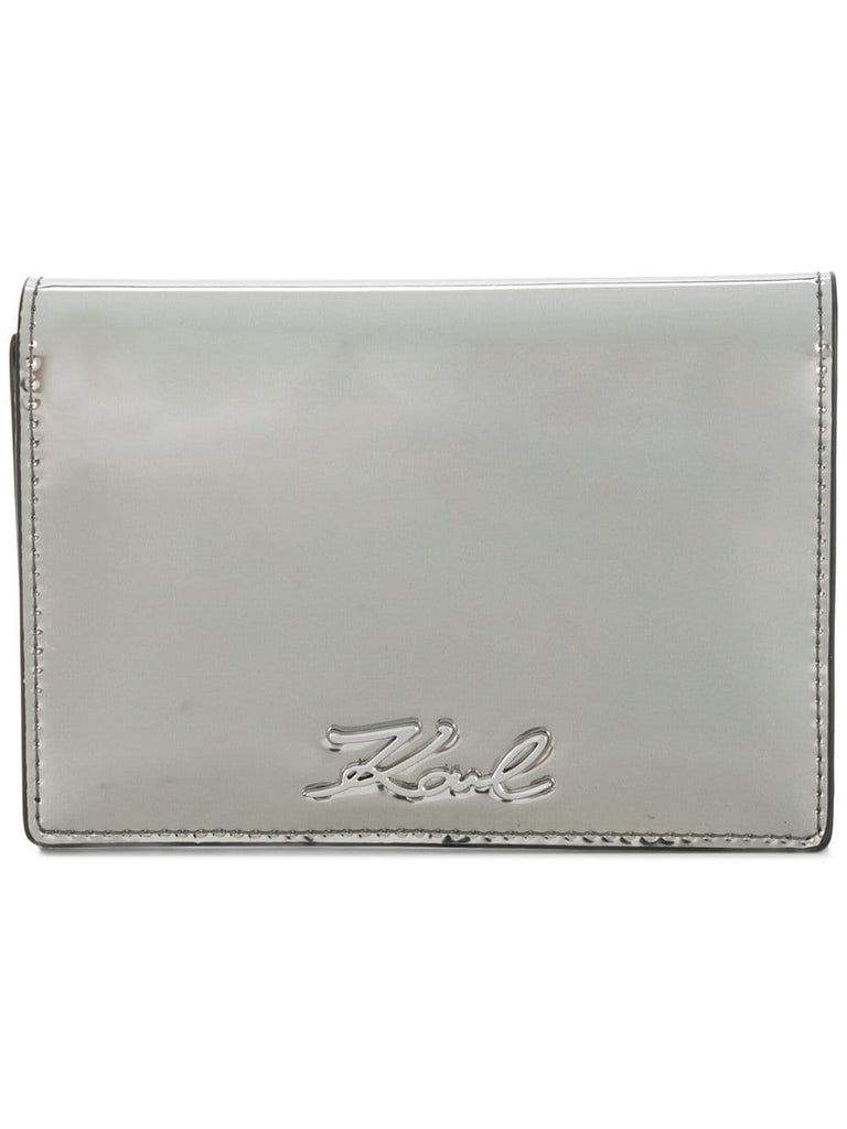 Signature Gloss Fold wallet