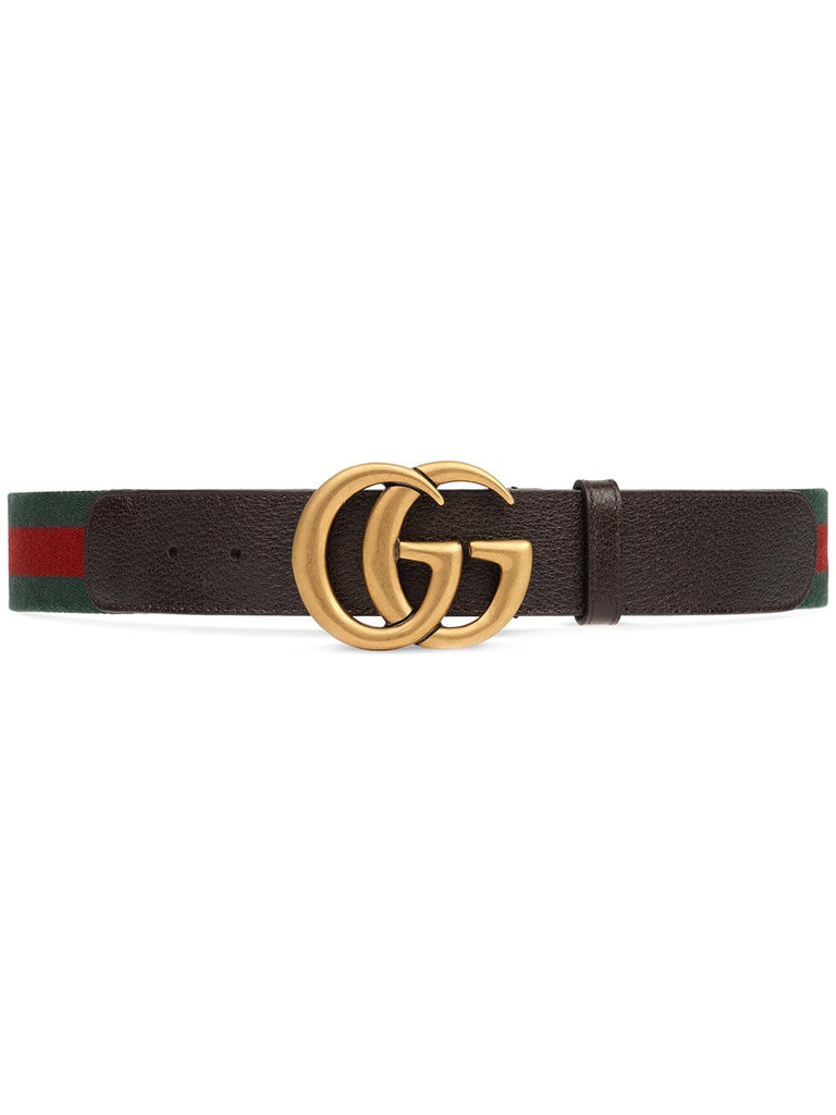 Web belt with Double G buckle