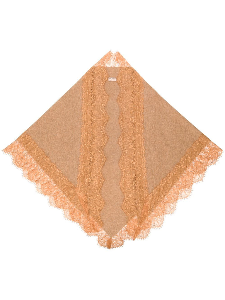 lace trim scarf