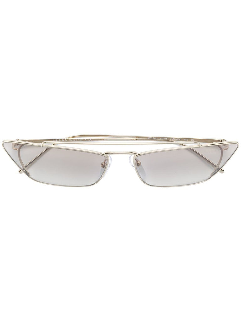 Minimal cat eye sunglasses