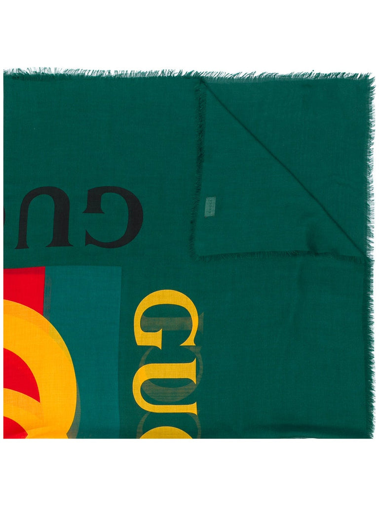 Gucci logo shawl