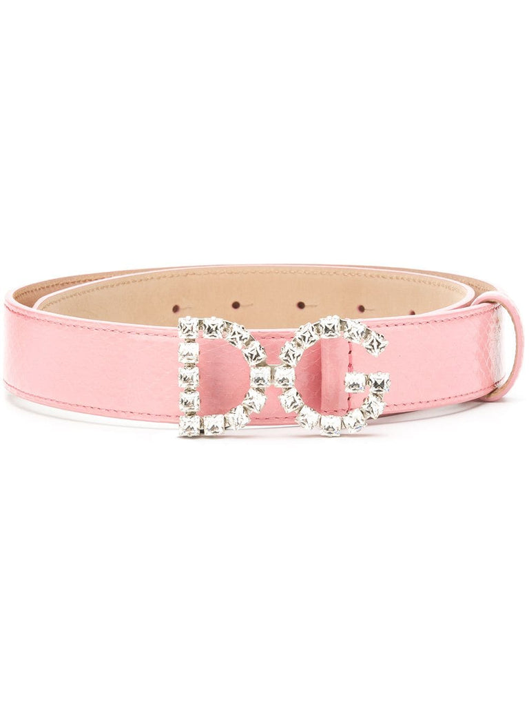 crystal logo belt