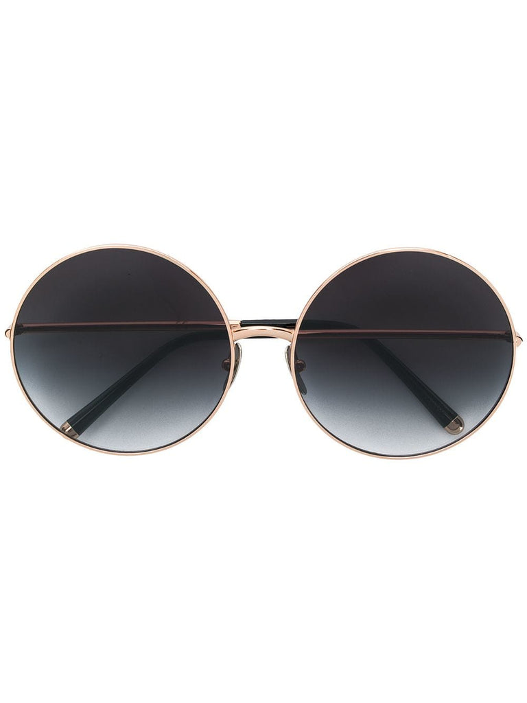 Limited Edition clip-on round sunglasses