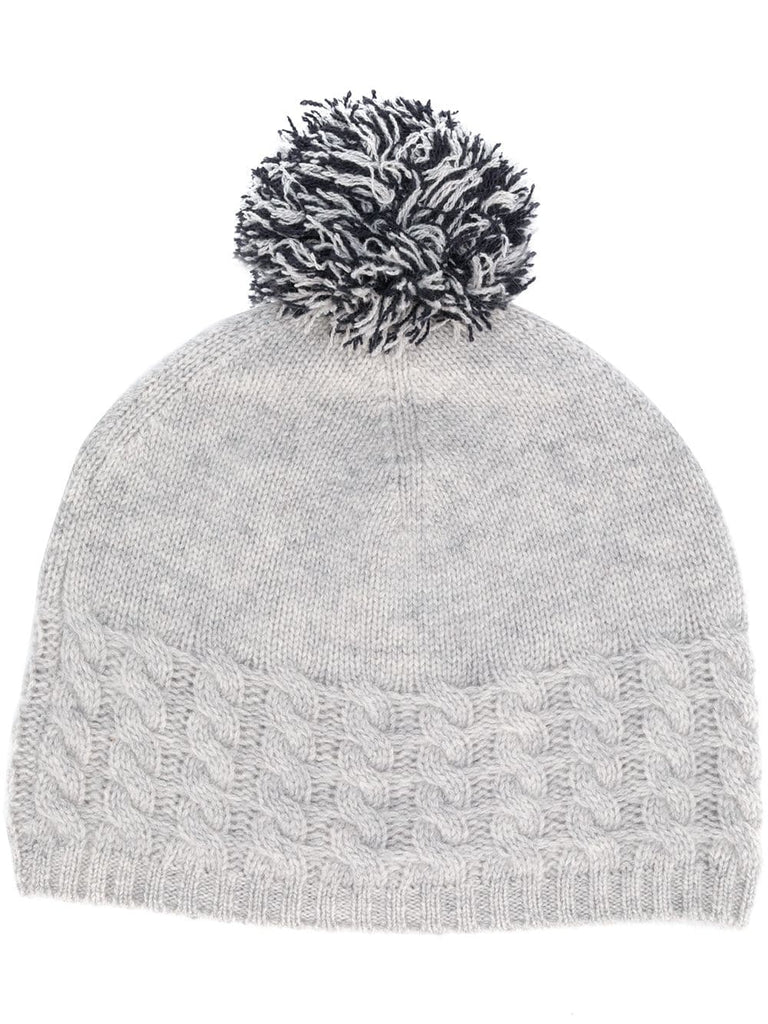 pom-pom beanie hat