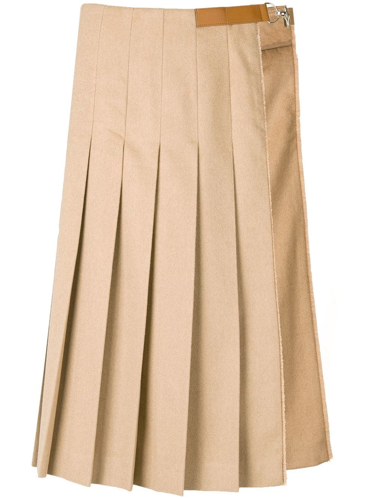 pleated wrap belt