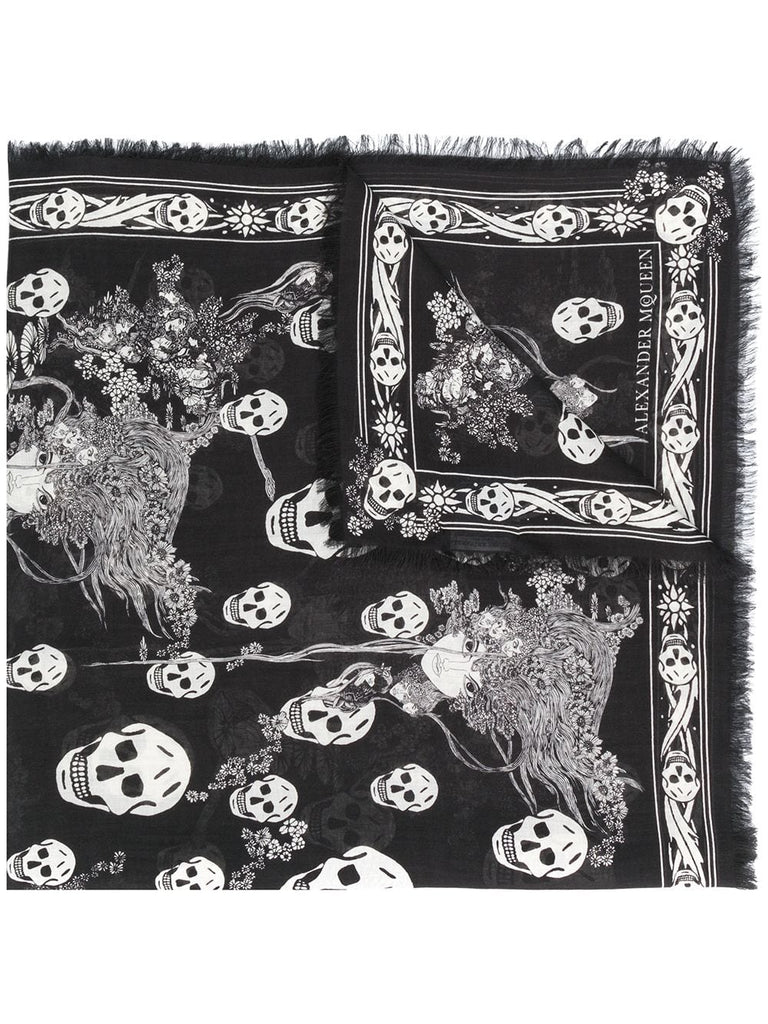 Eve and Skull scarf