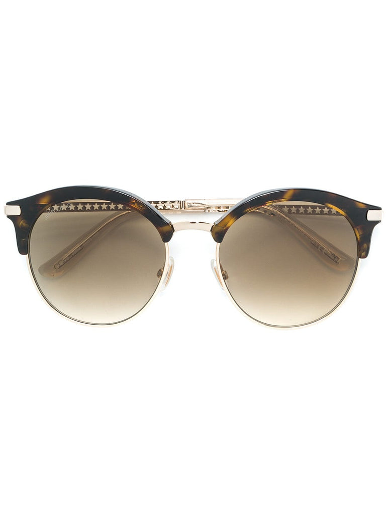 Hally 55 half frame sunglasses