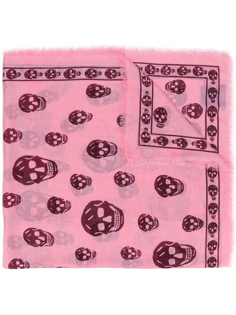 skull print scarf