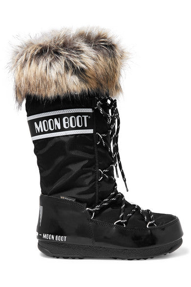 Monaco shell and rubber snow boots