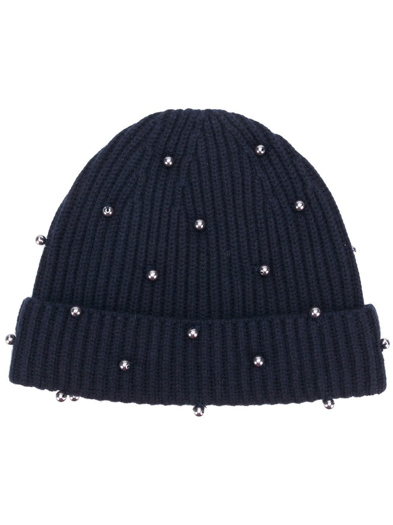 embellished beanie hat