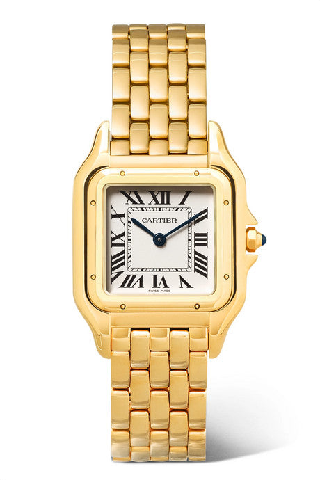 Panthère de Cartier 27mm medium 18-karat gold watch