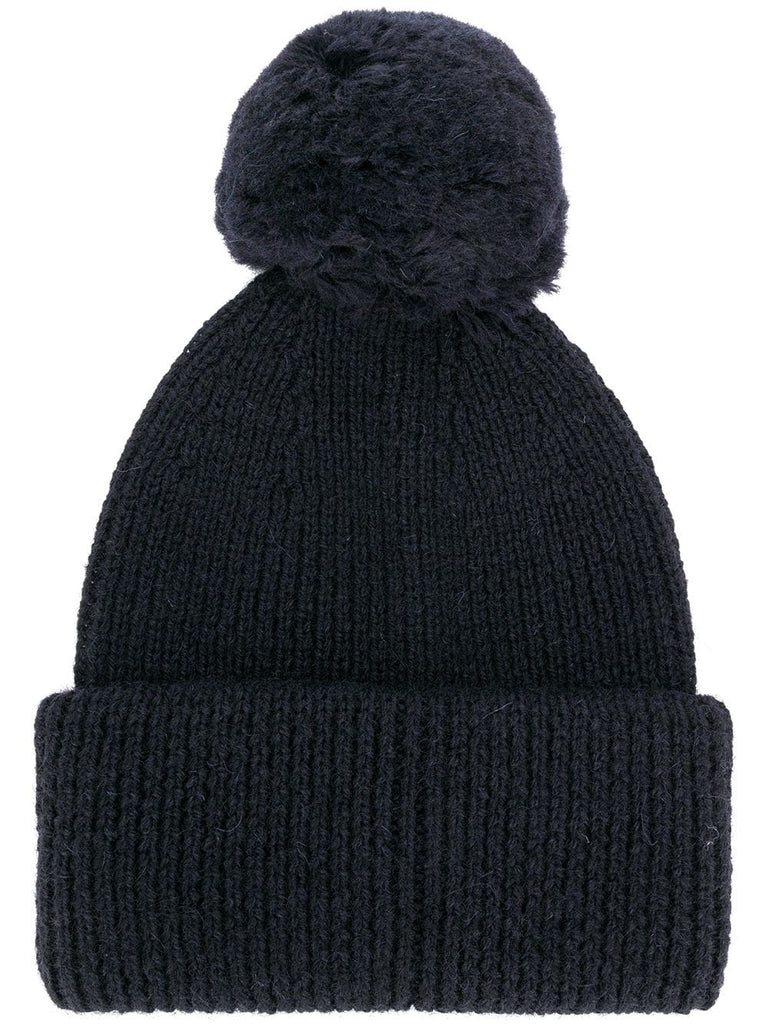 pom-pom beanie