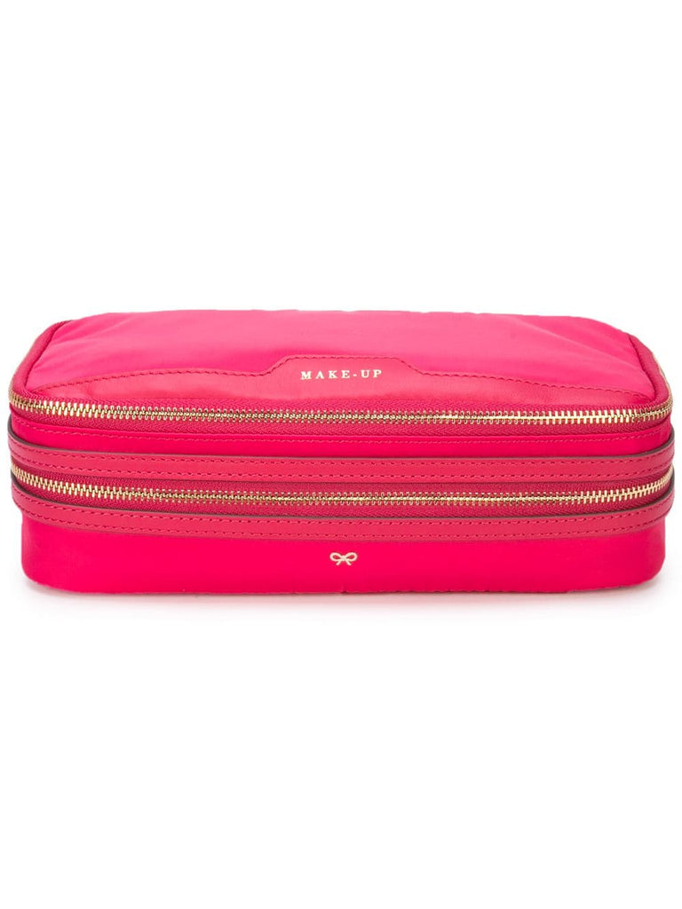 zipped make-up bag