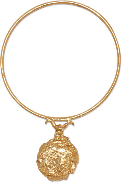 The Fortune Charm gold-plated bracelet