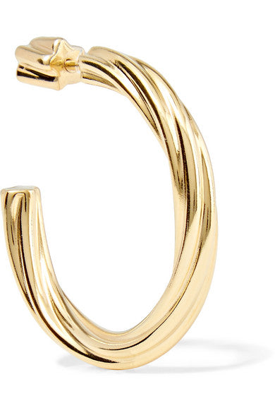 Arsiia gold-plated hoop earring