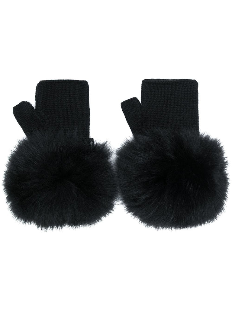 fur gloves