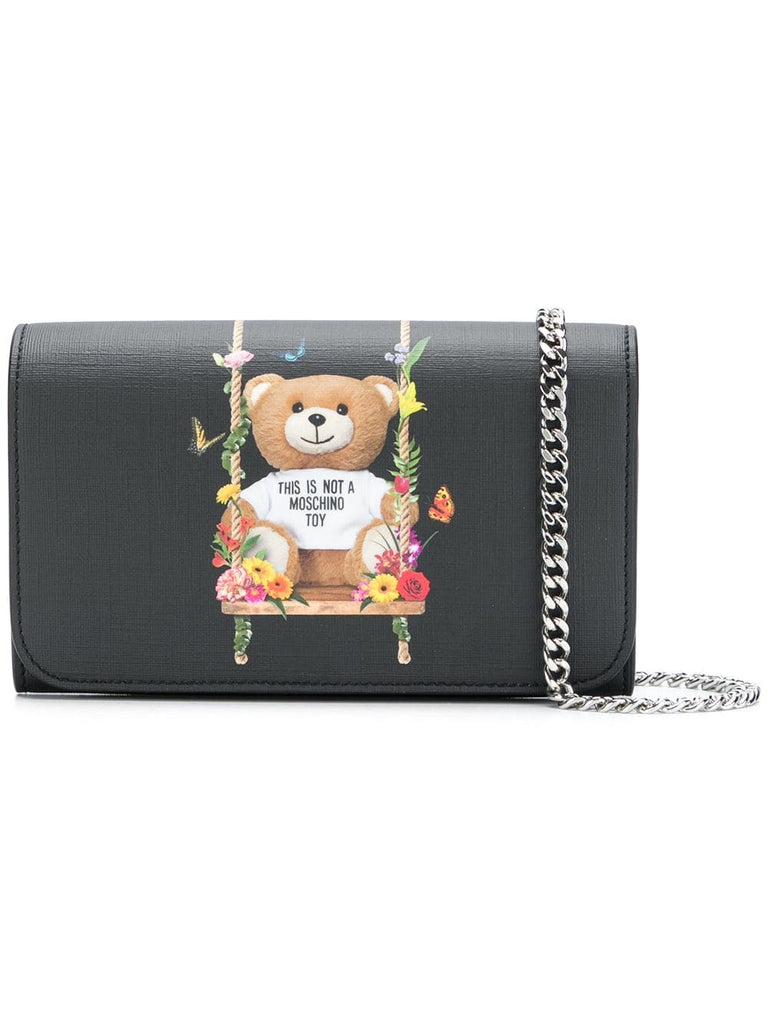 Toy bear chain wallet