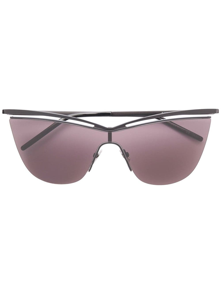 cat-eye shaped sunglasses