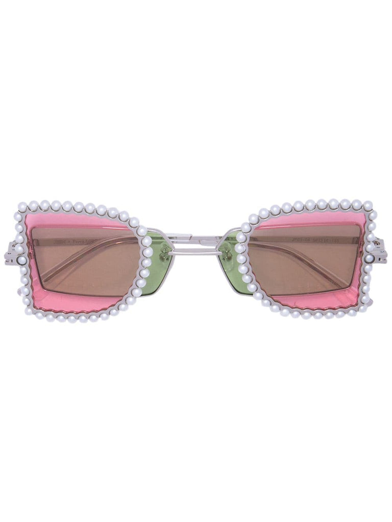 embellished tinted sunglasses