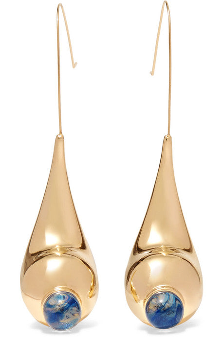 Gold-tone earrings