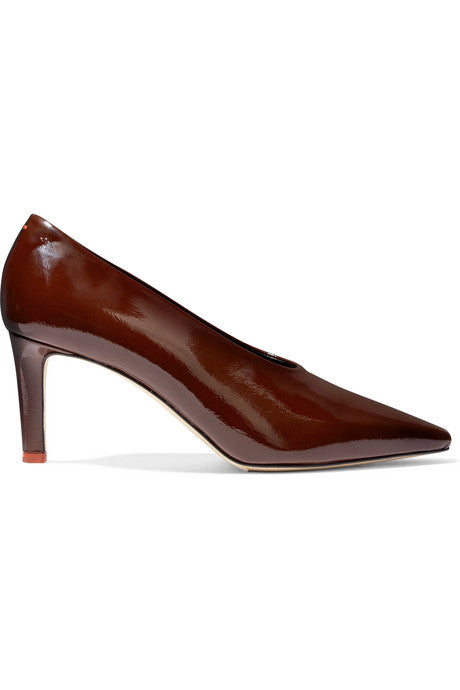 River patent-leather pumps