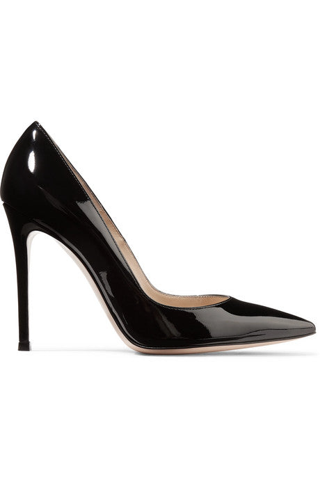 105 patent-leather pumps