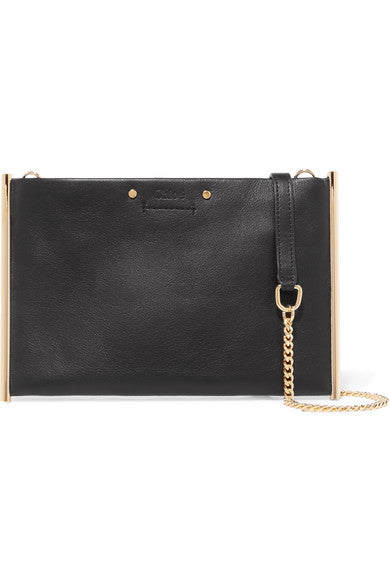 Roy small textured-leather shoulder bag