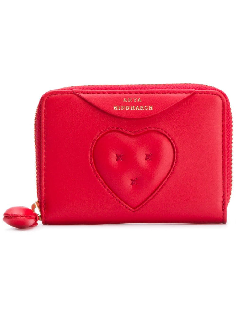 small Chubby Heart zip-around wallet