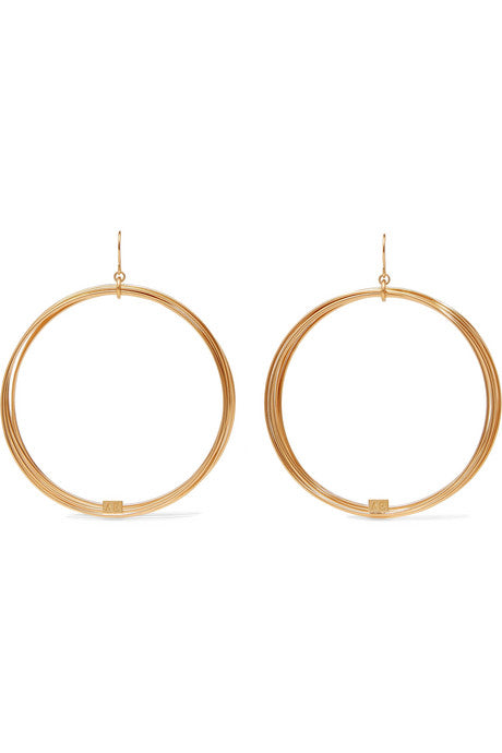 Thalia gold-plated earrings