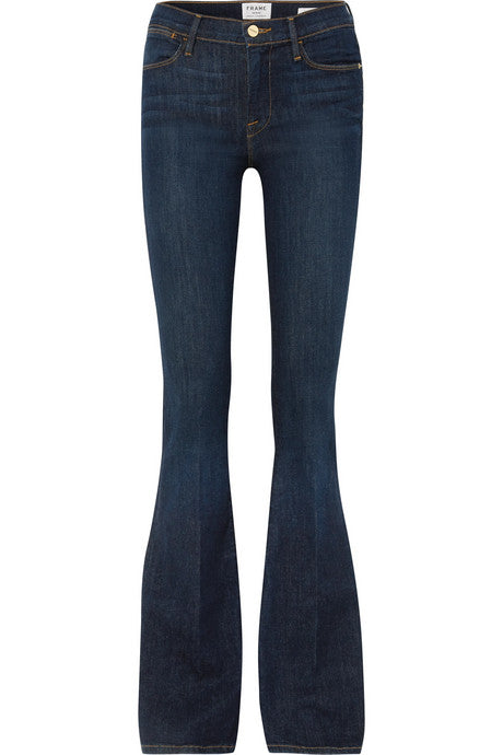 Le High high-rise flared jeans