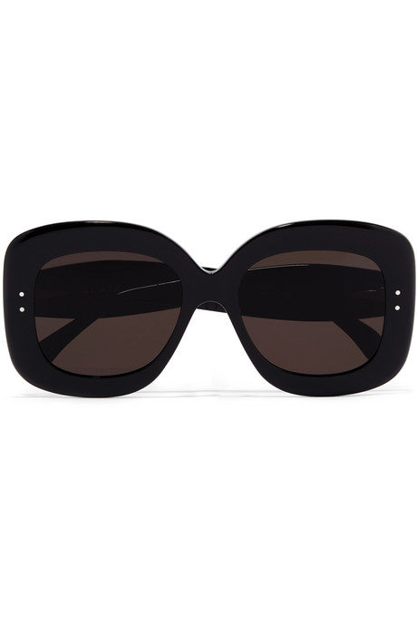 Square-frame acetate sunglasses