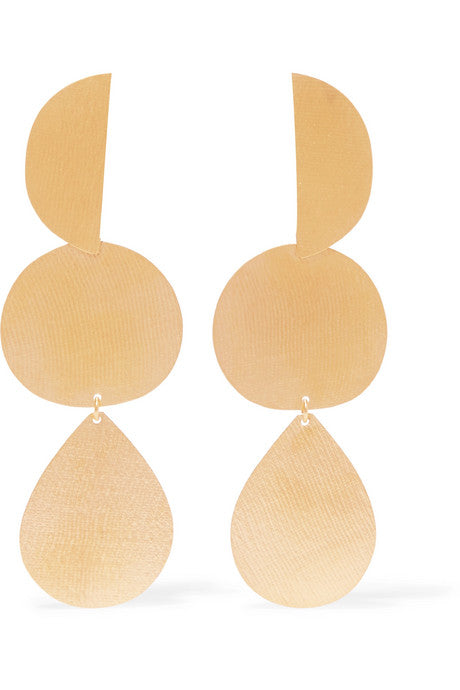 Thea gold-tone earrings